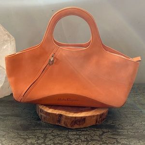 Salvatore Ferragamo Orange Purse